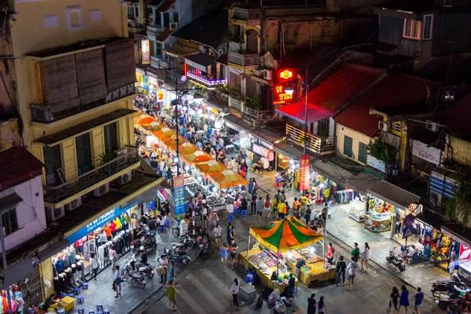 河內古街夜市